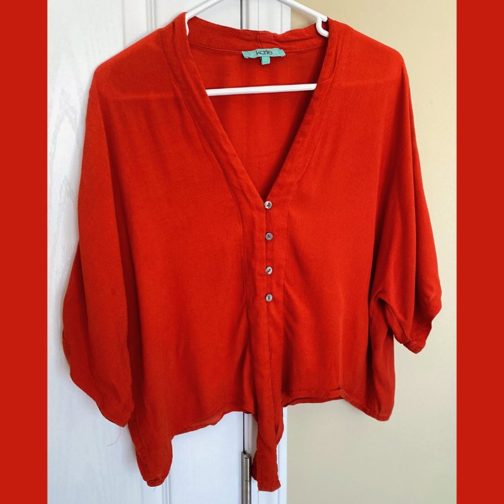Karlie Avignon Knot Tie Top